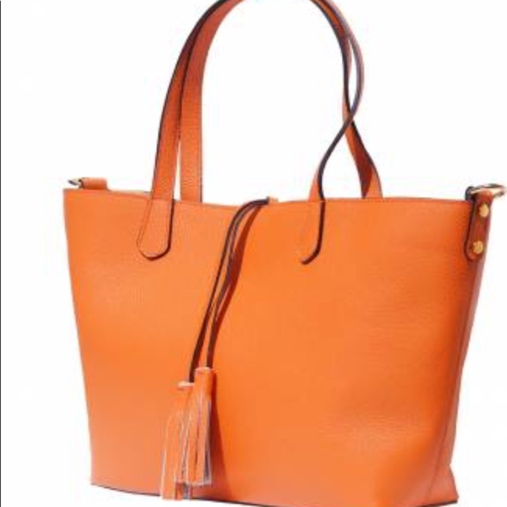 FINE ITALIAN CALFSKIN LEATHER TOTE (Looks very expensive) - Picture 5 of 14